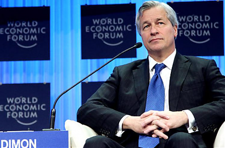 JPMorgan Chase CEO says President Trump has now awaken the animal spirits in U.S. stocks.