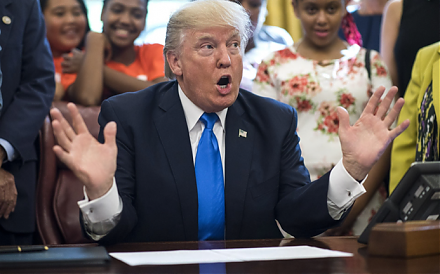 President Donald Trump releases his plan to slash income taxes for U.S. citizens and corporations.