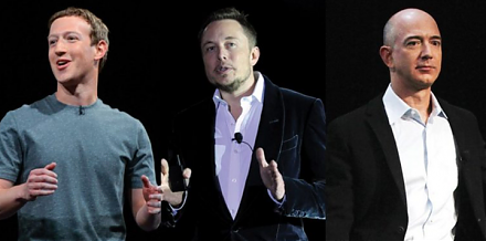 Tech stock prices tumble due to Trump's criticism of Amazon's tax avoidance, Facebook data breach of trust, and Tesla autopilot incidence.