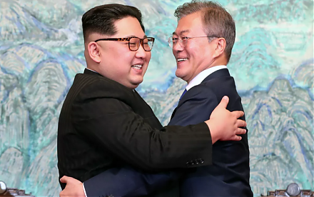 North Korean leader and president Kim Jong-Un seeks peaceful resolution and denuclearization on the Korean Peninsula.