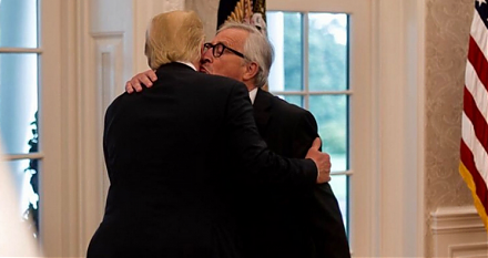 President Trump now agrees to cease fire in the trade conflict with the European Union.