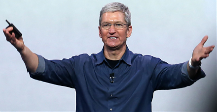 Apple becomes the first company to hit $1 trillion stock market valuation.