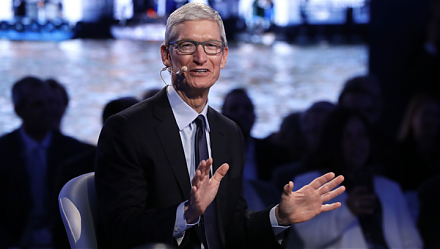 Apple provides positive forward guidance on both revenue and profit forecasts for iPhones, iPads, and MacBooks.