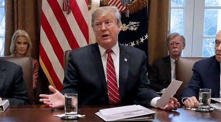 President Trump may reluctantly sign the congressional border wall deal in order to avert another U.S. government shutdown.