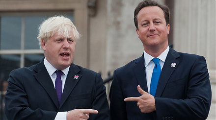 Conservative Party wins the British parliamentary majority in the general election with hefty British pound appreciation.